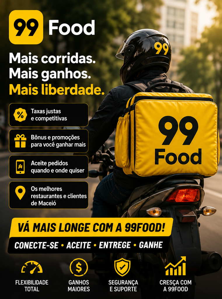 99 Food: uma nova oportunidade para motoboys e restaurante