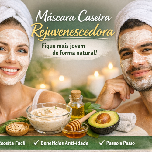 Receita Caseira para Rejuvenescer o Rosto de Forma Natural
